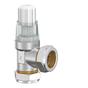 Comap Drukverschilregelaar / AVDO 872B vernikkeld 22x22mm knel