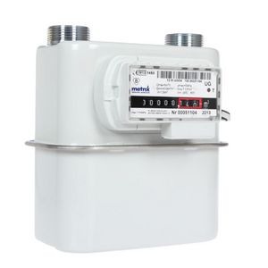 Itron Gasmeter G 1.6 = (2 kub) maximale belasting 25kw