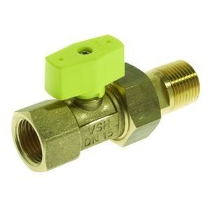 Vsh Gaskogelkraan messing 3/4"bn.xkoppeling bt. g