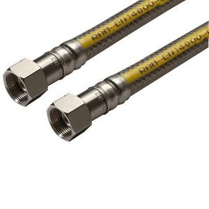 Raminex Gasslangset RVS 2000mm gastec M24