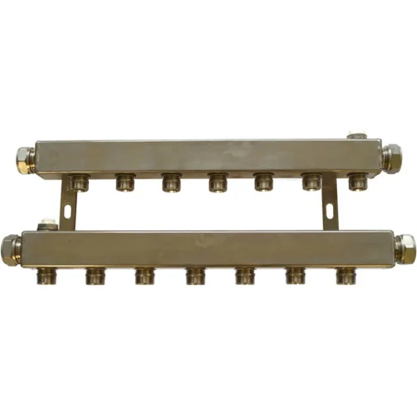 Pentec Leidingverdeler M22 gemonteerd 16x2mm AKB 7-groeps