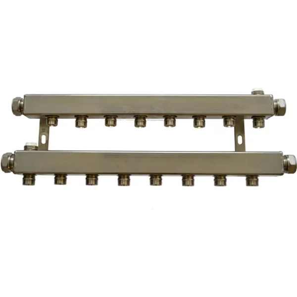 Pentec Leidingverdeler M22 gemonteerd 16x2mm AKB 8-groeps