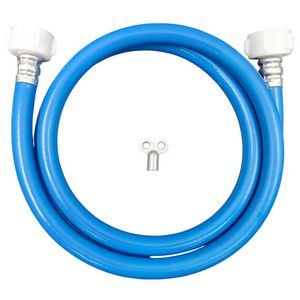 Ponnopl Vulslangset PVC blauw 3,5m incl. 2x kunststof wartel 3/4"
