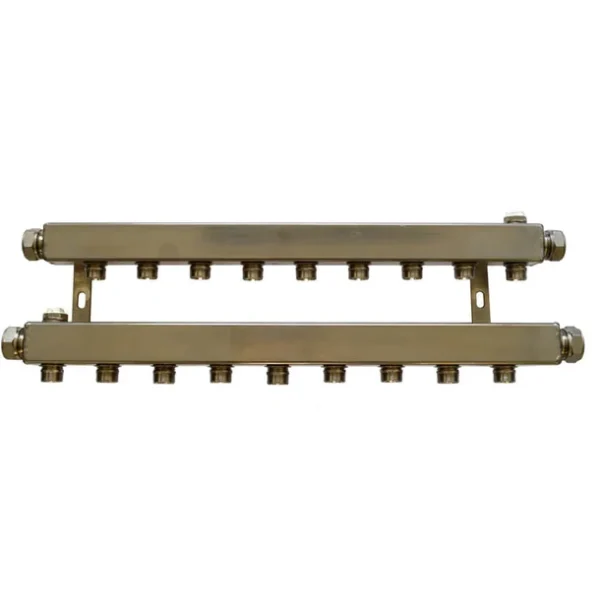 Pentec Leidingverdeler M22 gemonteerd 16x2mm AKB 9-groeps