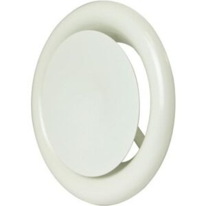 Econox Ventilatieventiel luchtafvoer wit met klemveren DVS