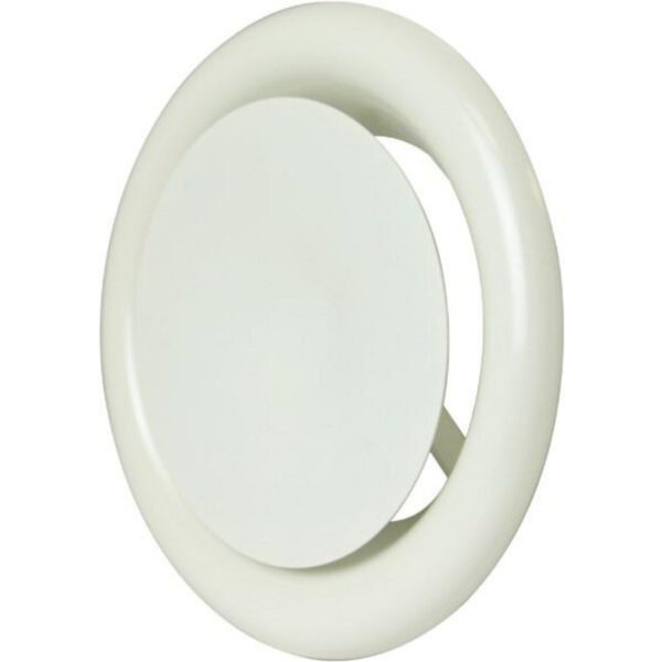 Econox Ventilatieventiel luchtafvoer wit met klemveren DVS