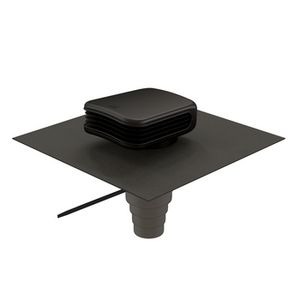 Ubbink Dakdoorvoer VALETIS 16-55° ongeïsoleerd 100/110/125/150/160mm tbv luchtafvoer incl. ubiflex indekstuk