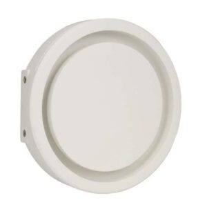 Econox Instucbaar frameloos toe- of afvoer-ventilatieventiel ERGOVENT wit rond aansl. Ø125mm
