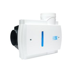Orcon Woonhuisventilator met vochtsensor+timerfunctie COMPACT-10RHB randaarde stekker incl. draadloze bediening 15RF