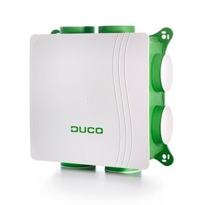 Duco Woonhuisventilator All-in-one: DucoBox Silent RH & BD incl. RF schakelaar wit