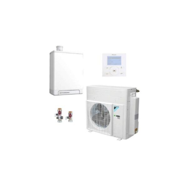 Daikin PROMO hybride warmtepomp-set lucht/water monoblock 4kW incl. Intergas ketel 28kW CW4