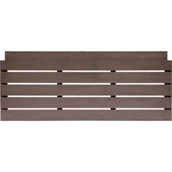 Qventi Bodemplaat WAC100 (bij hangende opstelling) houtcomposiet bruin 100x50cm