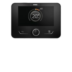 ATAG NEOZ Ruimteklokthermostaat 2dr. 24V zwart elektrisch