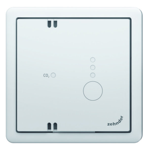 Zehnder Bedrade CO2 sensor inbouw 0-10V 67 inclusief afdekraam