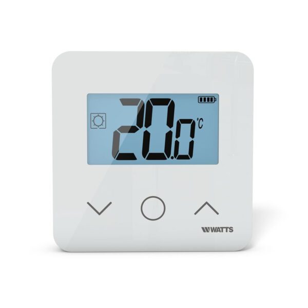 Albrand Watts Kamerthermostaat bedraad Design 24V 5-30°C LCD Verwarmen