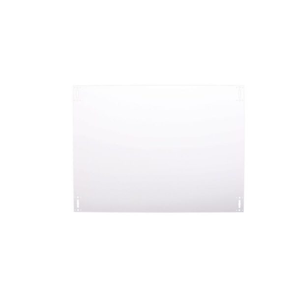 Qventi Achterplaat tbv basisunit omkasting Louvre wit 130x115cm tbv vrijstaande plaatsing