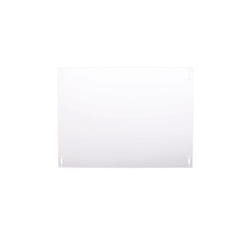 Qventi Achterplaat tbv basisunit omkasting Louvre wit 130x115cm tbv vrijstaande plaatsing