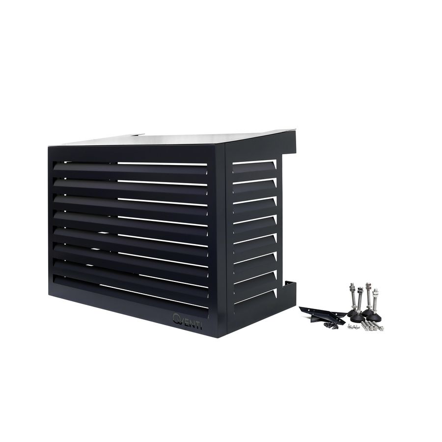 Qventi Basisunit omkasting Louvre antraciet 100x75x50cm (bxhxd)