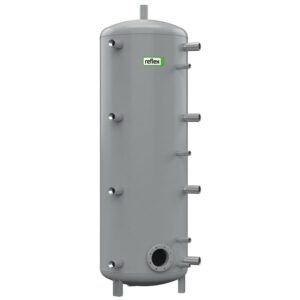 Reflex Buffervat 1000ltr. verwarming en koelen ongeisoleerd 8x 11/2