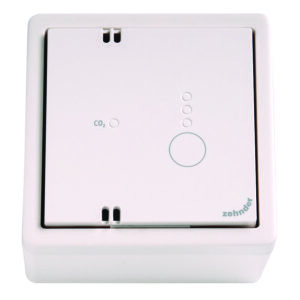 Zehnder Bedrade CO2 sensor opbouw 0-10V 67 met opbouwdoos