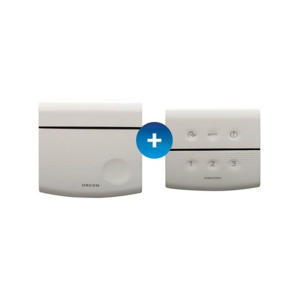 Orcon Duo Deal bestaande uit CO2 ruimtesensor 15RF + afstandsbediening 15RF