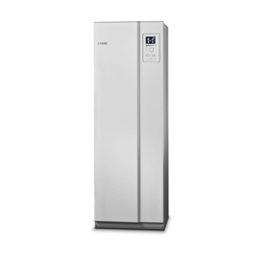 NIBE Warmtepomp (brine)water/water combi F1253-4 PC EM (3x 400V) incl. ingebouwde rvs boiler 180ltr.+ EnergieMeter
