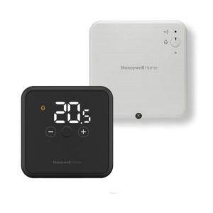 Resideo Ruimtethermostaatset DT4R draadloos digitaal zwart incl. ontvanger aan/uit 230V