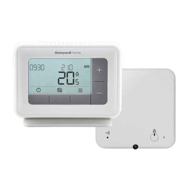 Resideo Klokthermostaat+RF-module T4R aan/uit of OpenTherm draadloos