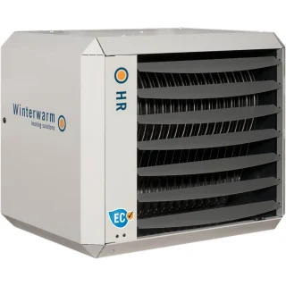 Winterwarm HR40 EC, gasgestookte hoogrendement luchtverwarmer, EC ventilator, 38,8KW, 2500-4500m3/h