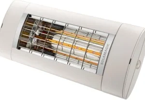 Solamagic, premium-infraroodstraler SOLAMAGIC S1+ met HP-Solastar lamp, aluminium, wit, titanium, nano-antraciet in 1400/2000W, 230V