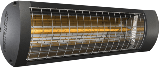 ETHERMA SOLID infraroodstraler Low Glare Zwart/Antraciet 1800W 230V