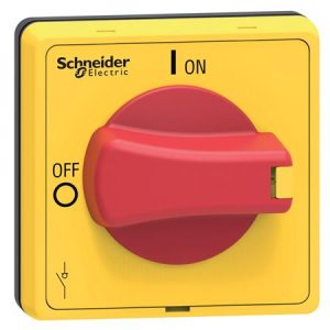 TeSys VLS roterende handgreep, schroefbevestiging, rood, as 5 mm, 48×48 mm - Afbeelding 3