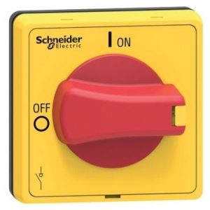 Alternative view of TeSys VLS roterende handgreep, schroefbevestiging, rood, as 5 mm, 48×48 mm