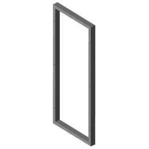 Alternative view of Horizontale koppelingskit voor PLA behuizing H1250xD420mm - 35 mm - IP