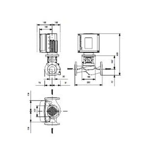 grundfos inlinepomp tpe3 50-80-s 99272214