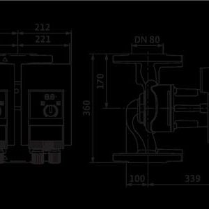 wilo yonos maxo-d dn80 39m3/h