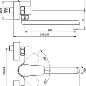 ideal standard keukenwandmengkraan ideal standard