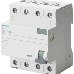 rccb 4-pole type short-time 5sv33446la siemens