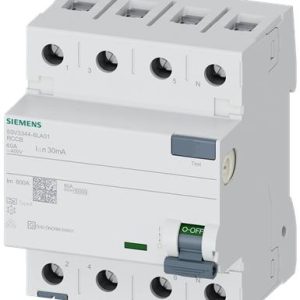 rccb 4-pole type short-time 5sv33446la siemens
