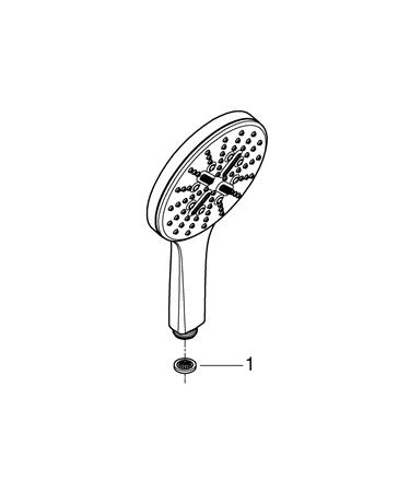 grohe rainshower smartactive handdouche 26574da0 grohe
