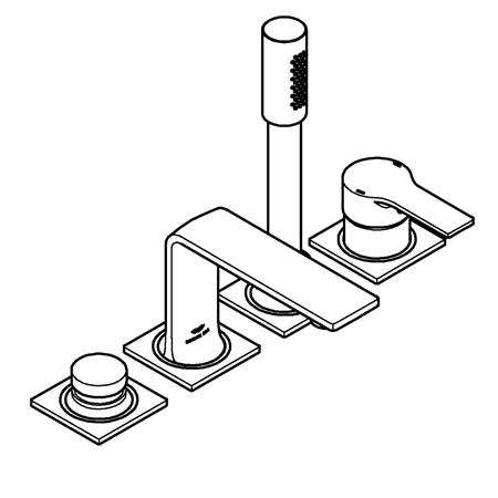 grohe allure viergats grohe spa