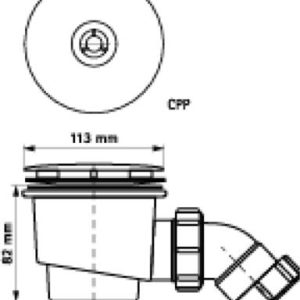 walraven mcalpine douchebaksifon st9020-cpp walraven