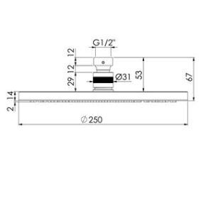 steinberg serie 100 regendouche 1001686bn steinberg