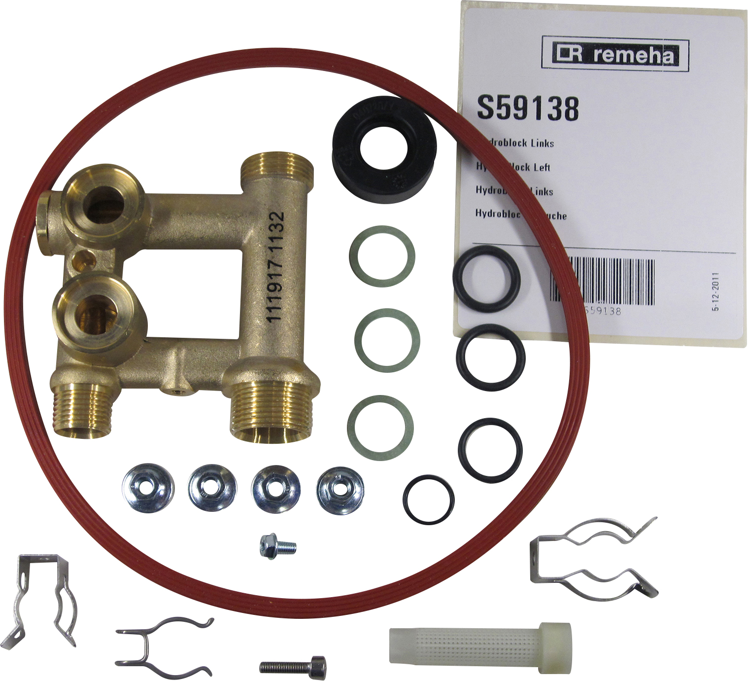 remeha onderdeel gasgestookte hydroblock links remeha