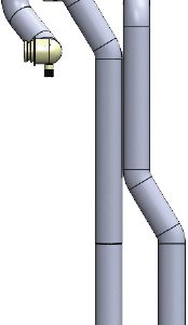 panasonic 3-wegklep inbouw panasonic