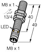 turck inductieve sensor verhoogde bi2eg08an6 turck