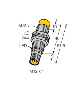 turck inductieve sensor m18 ni12uem18m turck