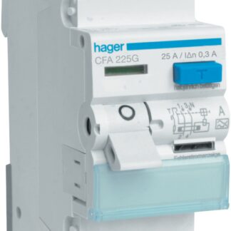 hager cfa225g aardlekschakelaar hager