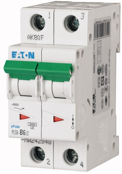 eaton pls6-b6/2-mw installatieautomaat eaton