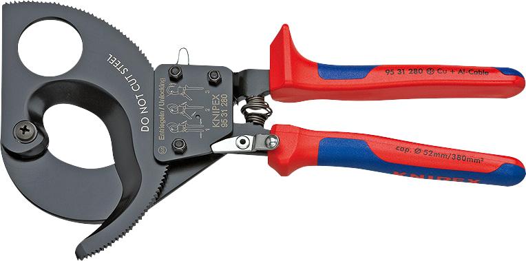 knipex kabelschaar ratel 280mm knipex